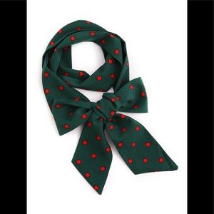 Polka Dot Skinny Scarf